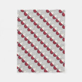 Merlot Cabernet Red Wine Glass Drink Winery Fleece Deken (Voorkant)