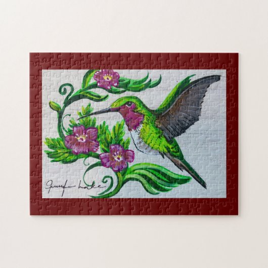 Merlot Hummingbird Legpuzzel (Horizontaal)
