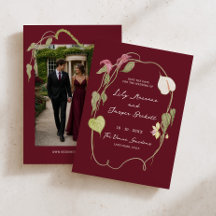 Merlot & Moss Whimsical Huwelijksdata Bewaren