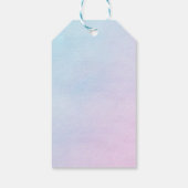 Mermaid 1st Birthday Party ONEder Zee Cadeaulabel (Achterkant)