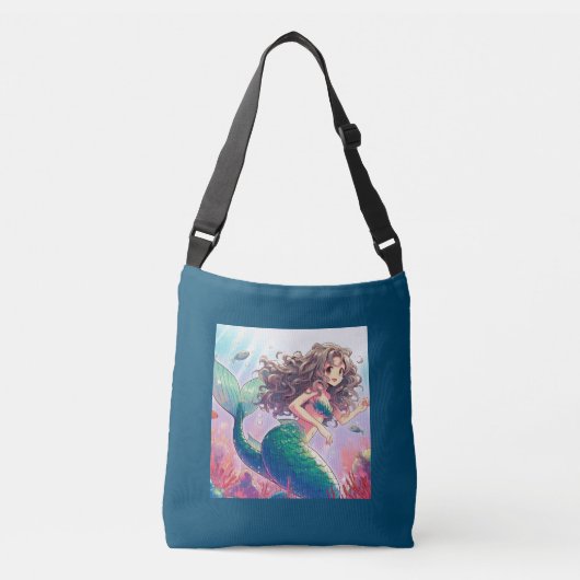 Mermaid 3 crossbody tas (Voorkant)