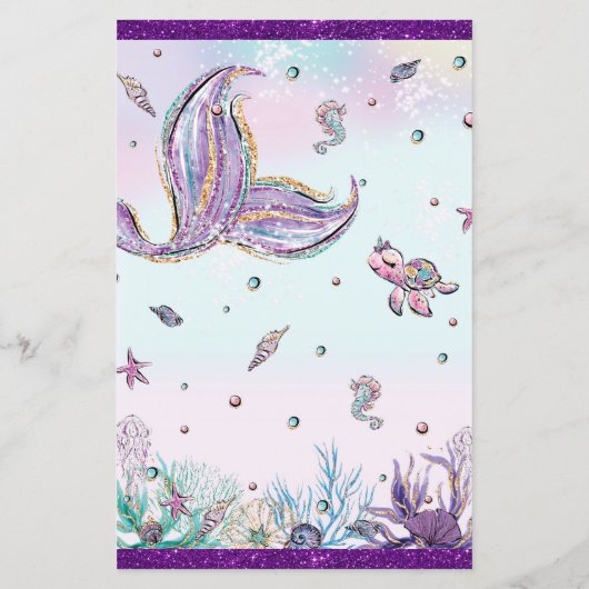 Mermaid Advice for the Ouents to be Message Card (Achterkant)