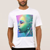 Mermaid Alien Science fiction T-shirt (Devant)