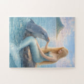 Mermaid and Dolphin Friends Legpuzzel (Horizontaal)