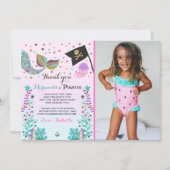 Mermaid and Pirate - Hartelijk dank voor uw kaart (Voorkant)