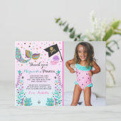 Mermaid and Pirate - Hartelijk dank voor uw kaart (Staand voorkant)