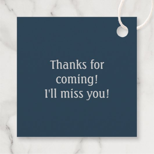 Mermaid and Pirate Ship Bedankjes Labels (Achterkant)