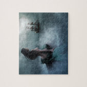 Mermaid and Pirate Ship Jigzaag Puzzle Legpuzzel (Verticaal)