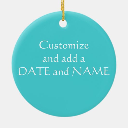 Mermaid and Seahorse Ornament (Achterkant)