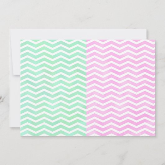 Mermaid and Unicorn Joint Birthday Invitation Kaart (Achterkant)