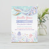 Mermaid Anniversaire Invitation sous le Sea Pool P (Debout devant)