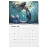 Mermaid Art N'importe quelle année Calendrier Imag (Jan 2026)
