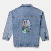 Mermaid Art van Molly Harrison Denim Jacket (Achterkant)