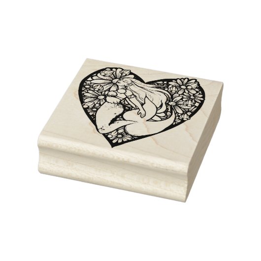 Mermaid at Heart Rubberstempel (Stempel)