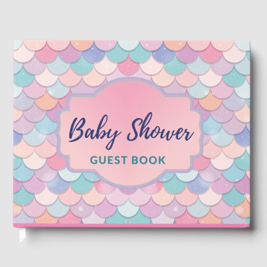 Mermaid Baby shower Gastenboek (Voorkant)