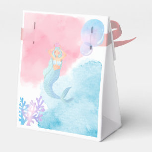 Mermaid Baby shower Invitation Bedankdoosjes