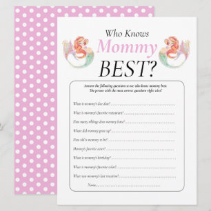Mermaid Baby Shower Onder De Zee Kent Mama Kaart