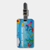 Mermaid bagagelabel (Voorkant verticaal)