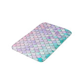Mermaid Bath Mat, Pastel Badmat (Gekanteld)