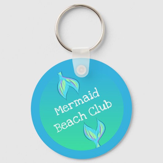 Mermaid Beach Club Sleutelhanger (Voorkant)