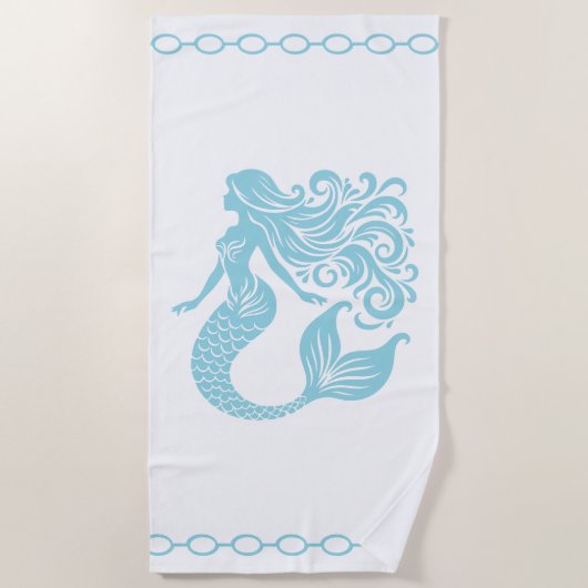 Mermaid Beach Towel Strandlaken (Voorkant)