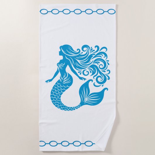 Mermaid Beach Towel Strandlaken (Voorkant)