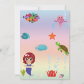 Mermaid Bedankkaart (Achterkant)