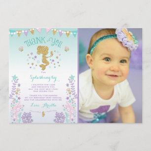 Mermaid Bedankt voor je creditcard onder Zee Dank