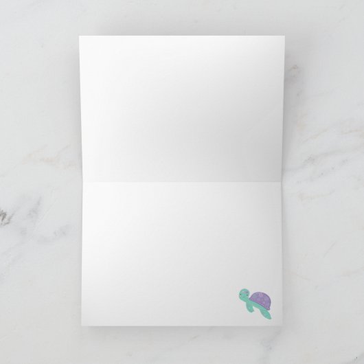 Mermaid Bedankt voor je creditcard onder Zee Dank (Binnen)