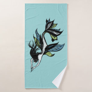 Mermaid belle main dessinée