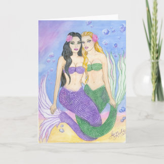 Mermaid Best Friends Kaart