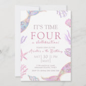 Mermaid Birthday Invitation (Devant)