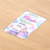 Mermaid Birthday Invitation for Kids (Poser)