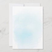 Mermaid Birthday Invitation Kaart (Achterkant)