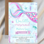 Mermaid Birthday Invitation Modèle, modifiable