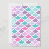 Mermaid Birthday Kaart (Achterkant)