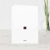 Mermaid Birthday Kaart (Achterkant)