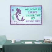 Mermaid Birthday Party Banner (Beurs)