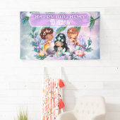 Mermaid Birthday Party Banner (Insitu)