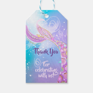 Mermaid Birthday Party Cadeaulabel