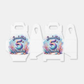 Mermaid Birthday Party Custom Name & Age Isabella  Bedankdoosjes (Uitgevouwen)
