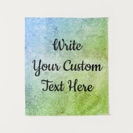 Mermaid Birthday Party Foto Booth Backdrop Green Wandkleed