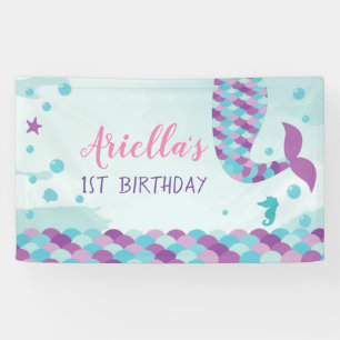 Mermaid Birthday Party Spandoek
