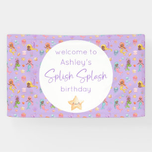 Mermaid Birthday Spandoek
