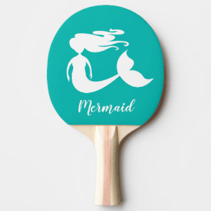 Mermaid Birthday table tennis ping pong paddle Tafeltennisbatje