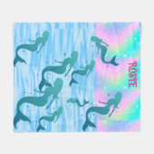 MERMAID BLANKET. COUVERTURE POLAIRE (Devant (Horizontal))