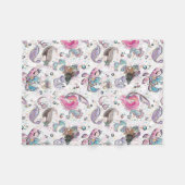 Mermaid blanket Ocean Thema Fleece Deken (Voorkant (Horizontaal))