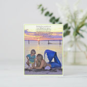 Mermaid & Boy at the Beach Carte postale (Debout devant)