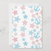 Mermaid Bridal Shower Kaart (Achterkant)