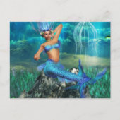 Mermaid Briefkaart (Voorkant)